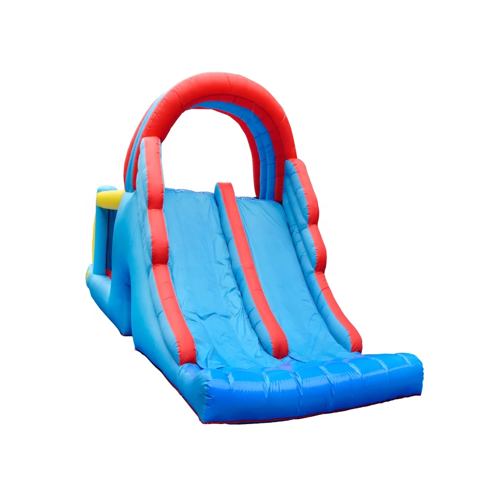 Commercial Big Promotional Jumping Castle Inflatable Bouncer Water Obstacle Course with Slide