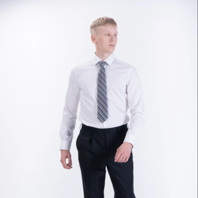 
Kutesmart Cotton Classic Check Formal Loose Slim Fit Compression Shirts Men Fitness Quick Dry Custom 