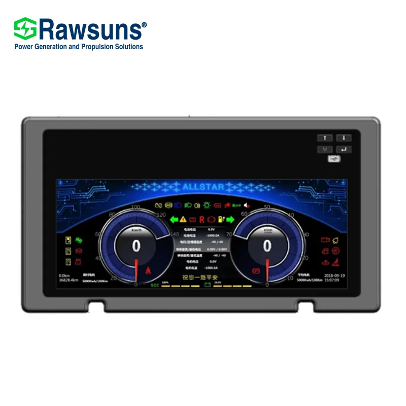 Rawsun Full LCD Display Auto Dashboard 3D Dynamic RDB232 Instrument Panel Auto Meter 5 CAN Communication Car Digital Dashboard