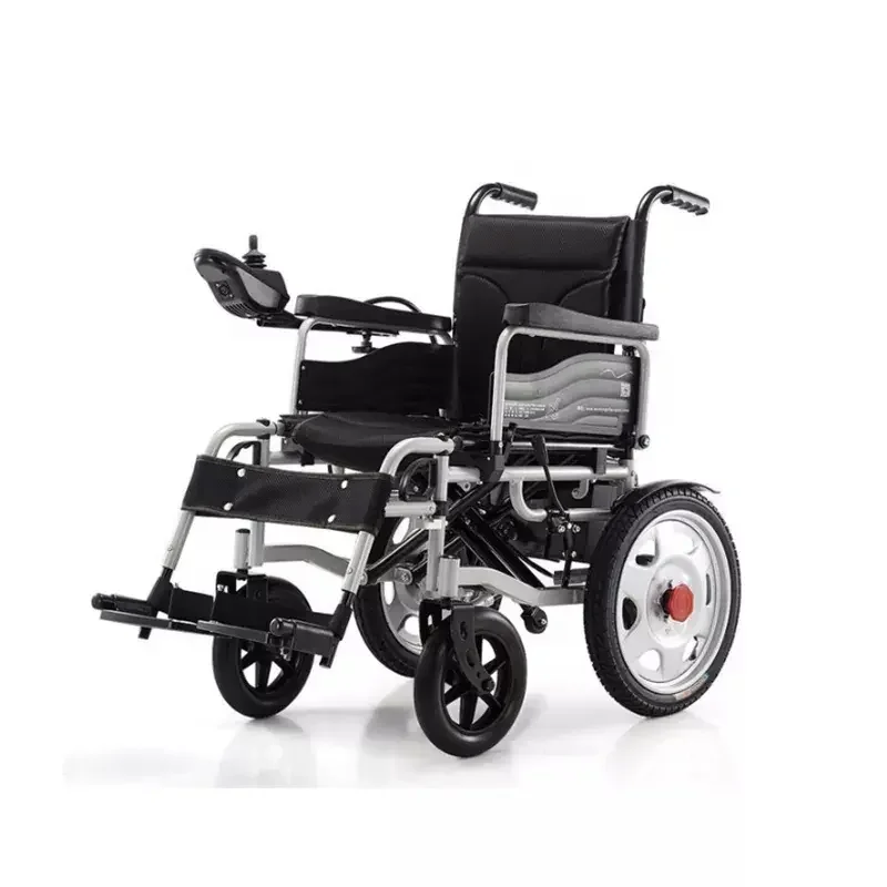 Electric Dual Motors Handicapped Wheelchair Folding Power Electronic Wheelchair