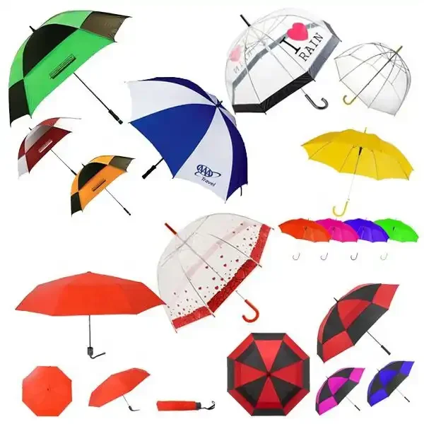 Wholesale Top Sale Business Gift  folding umbrella Portable Straight Golf Umbrella With Logo For Outdoor