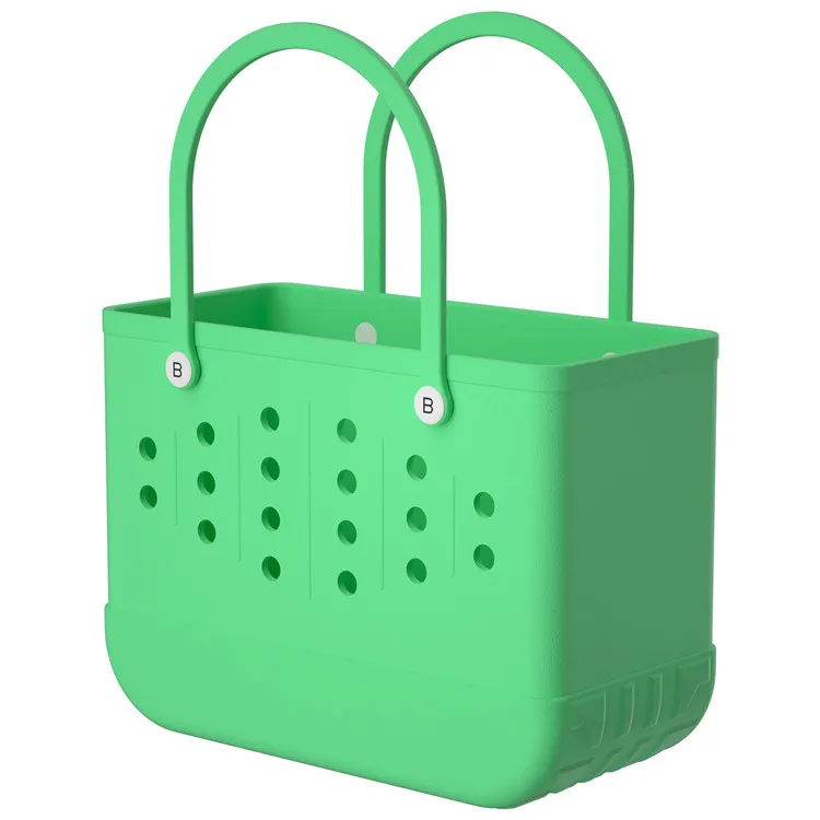 Outdoor sport fashion camping XL Large hand tote simply southern eva bogg beach bag silicone beach bogg bag