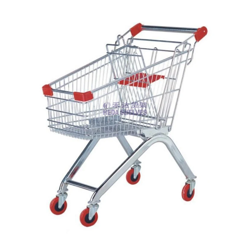 Fashion pvc waterproof shopping trolley hand cart used shopping carts for sale