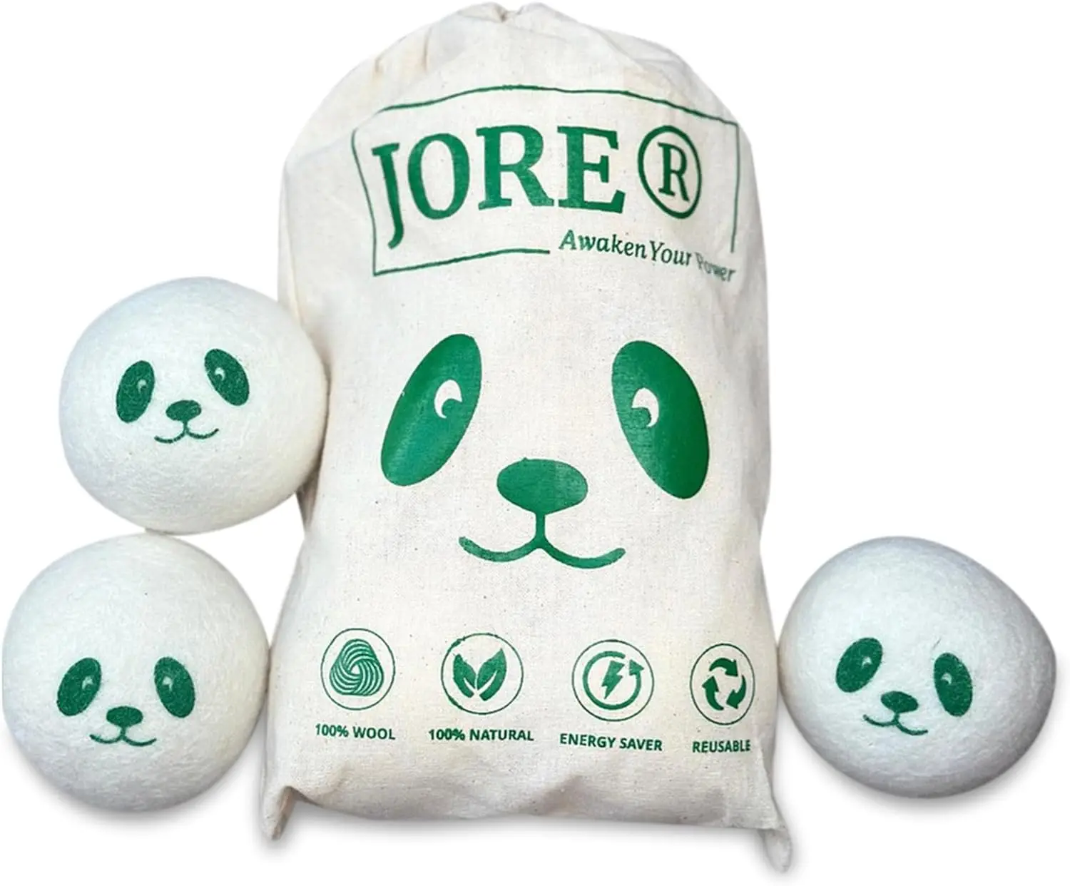 arrivals 2024 FBA top seller trending New zealand wool products xl 7cm wool Dryer Balls 6 pack cotton bag factory wholesale