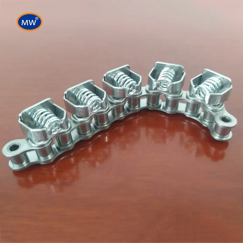 Standard 08B 10B Stainless Steel Gripper Conveyor Chain for Packing Machine