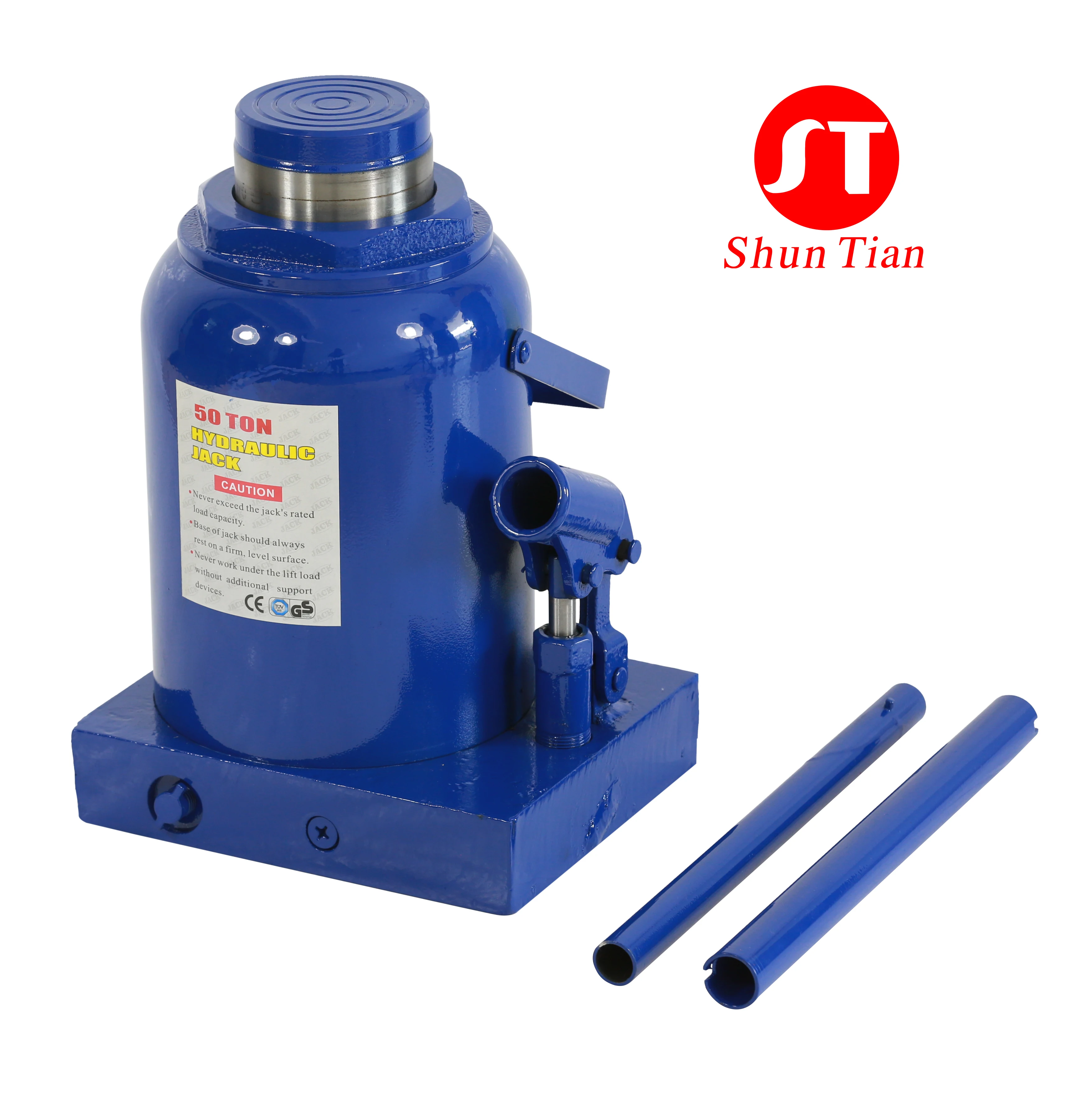 50 Ton Hydraulic Bottle Car Jack With Safety Valve CE Certificate Car Repair Lifting Tool  Bottle Jack