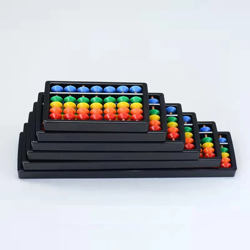 kindergarten students plastic ABS rainbow beads Early Educational children Mathematics colorful abacus for