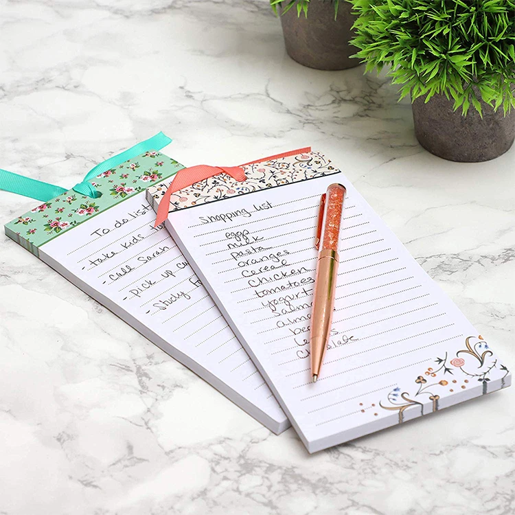 Wholesale Beautiful Hot Selling To Do List Memo Fridge Notepad WIth Logo
