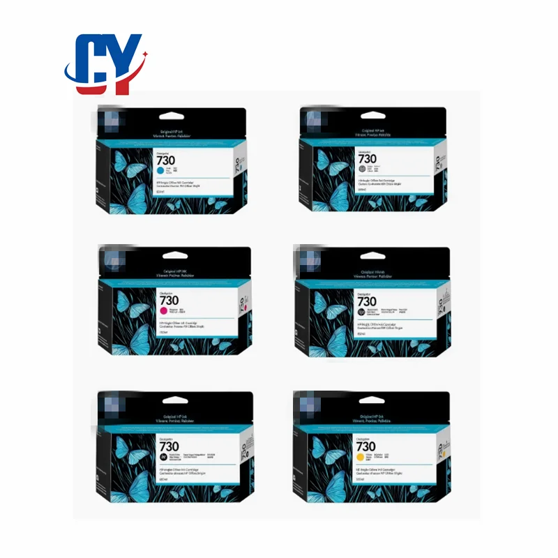 730 Original Ink Cartridge for HP T1600 T1700 T2600 Plotter Bright Black Photo Black Color Ink Cartridge