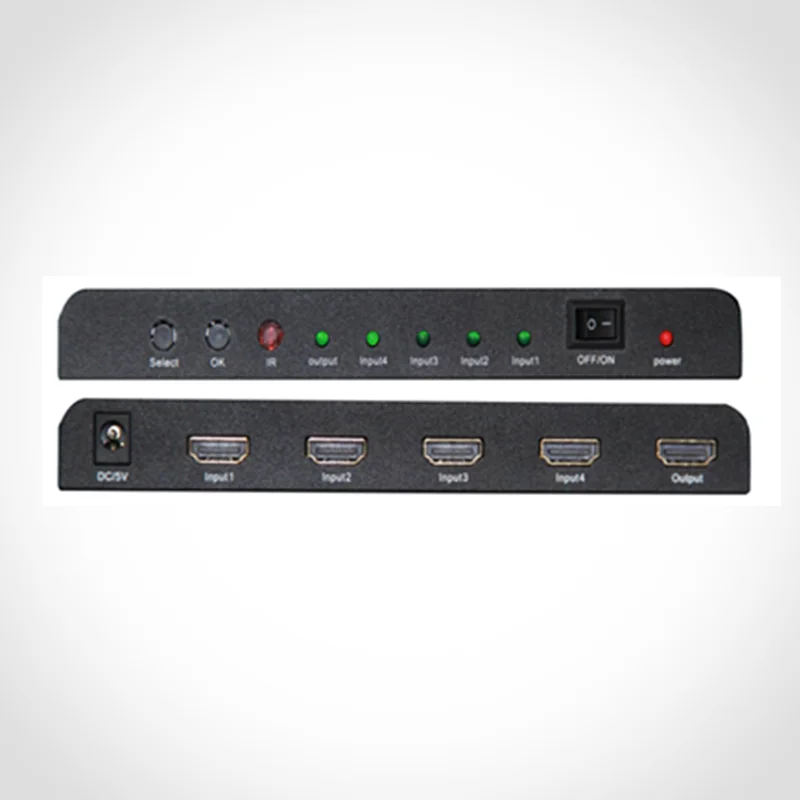 PIP 4 port HDMI switch 4 in 1 out,4K HDMI switch 4x1 with picture in picture