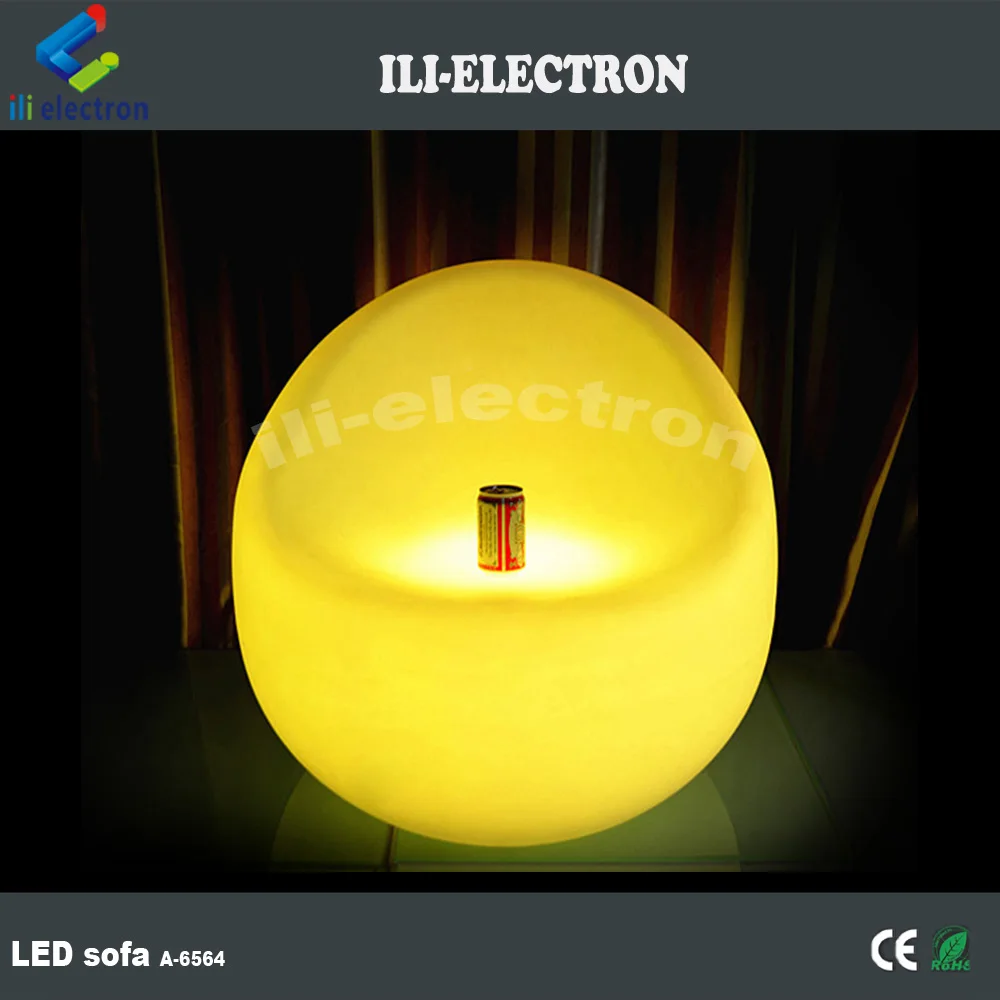 Pub used creative plastic led bar stool