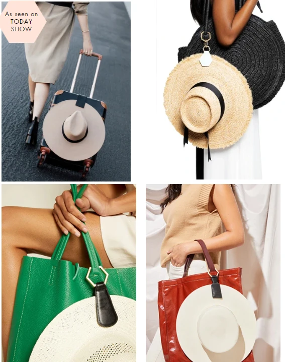 Factory custom strongly magnet hat clip for travel on bag hat clip marker