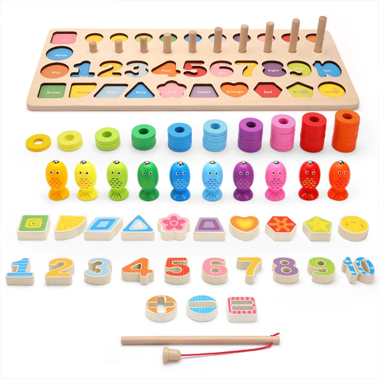 new arrival montessori kids wooden jigsaw puzzle board for education