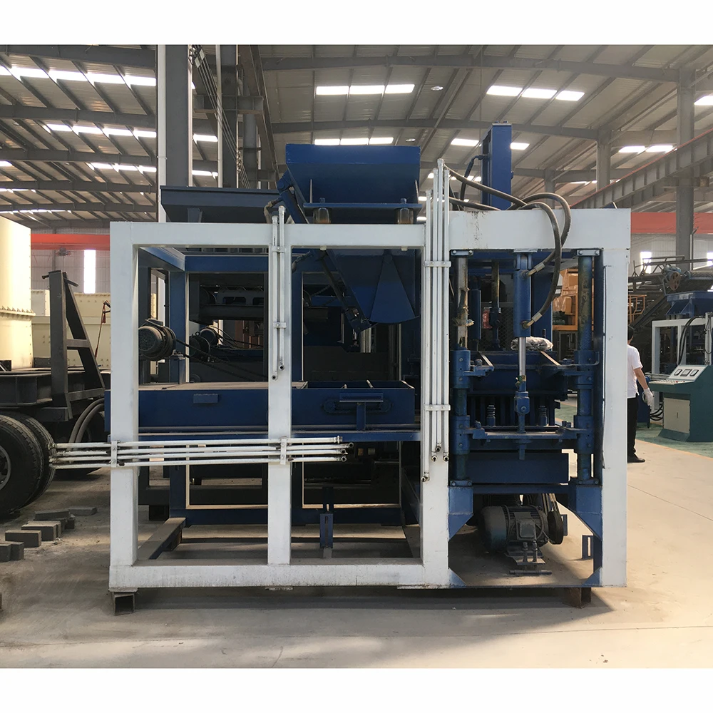 QT6-15 hot sales in USA Vibrating Hollow Cement Laying Block Concrete Brick Making Machine