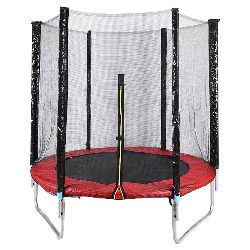 Manufacturer Child Trampolines Enclosures Round Outdoor Trampoline With Safety Net