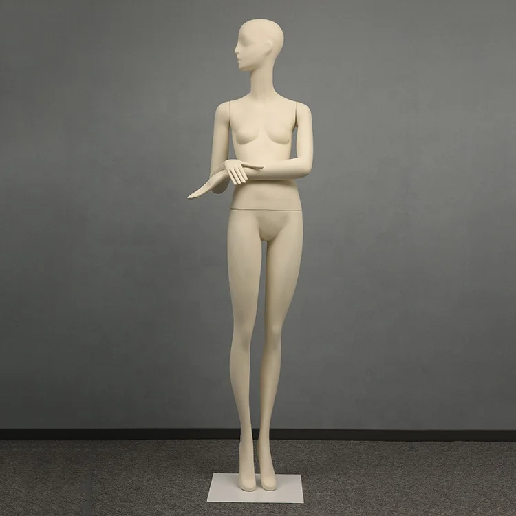 High Quality Mannequin beige color Full Body Female Mannequin Custom for Adults FRP tall mannequins