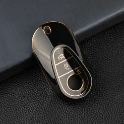 TPU Diamond Benz Car Key Cover suit for 22 Benz new C-class key sets C260L C200L S400 S450 S480 car keychain