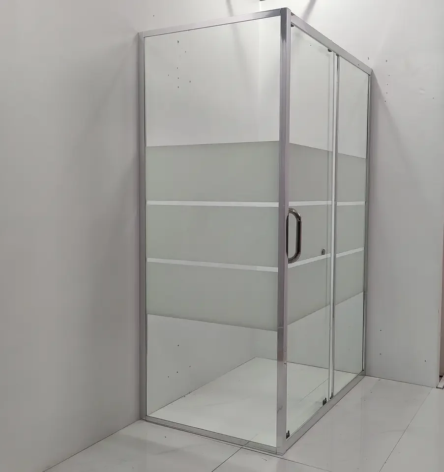 Bathroom Complete  Frame Shower Room Tempered Glass Cubicle Shower Enclosure Cabin Door