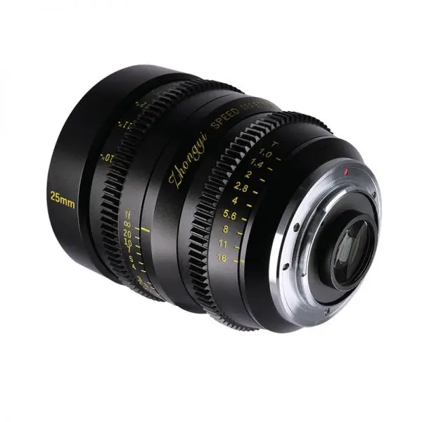 Fixed-focus video cinema lens with a 35mm equivalent focal length using a 12-element 9-group lens structure