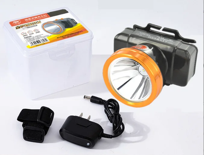 High-Power LED Strong Head Lamp with Explosive Lithium Battery Rechargeable Headwear for Fishing Outdoor/Indoor Garden Light