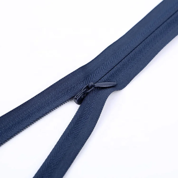 Custom Size Zippers Accessories Mixed Colors Fermeture Eclair Nylon Invisible Zipper For DIY Tailor Sewing Garments Pants