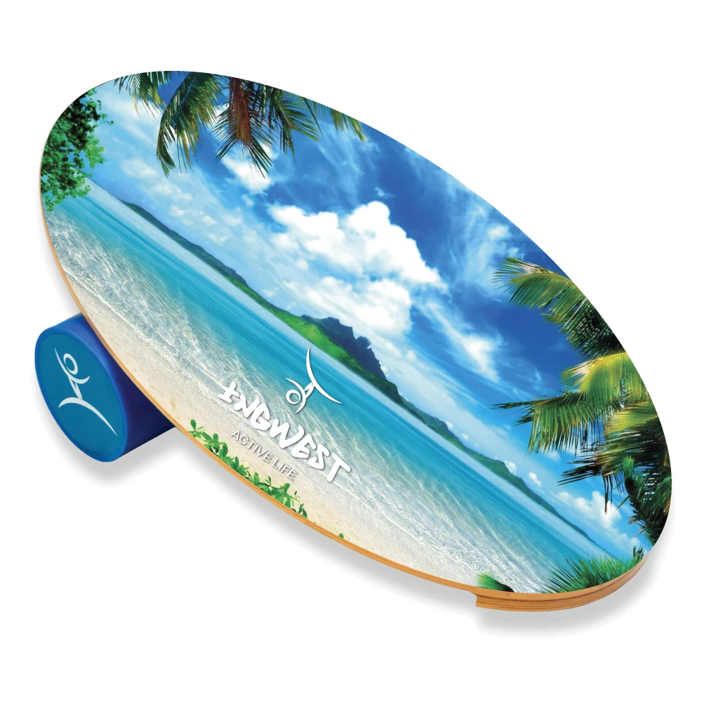 
InGwest Brand High Quality Adult Wood Balance Board For Skateboarding Training 