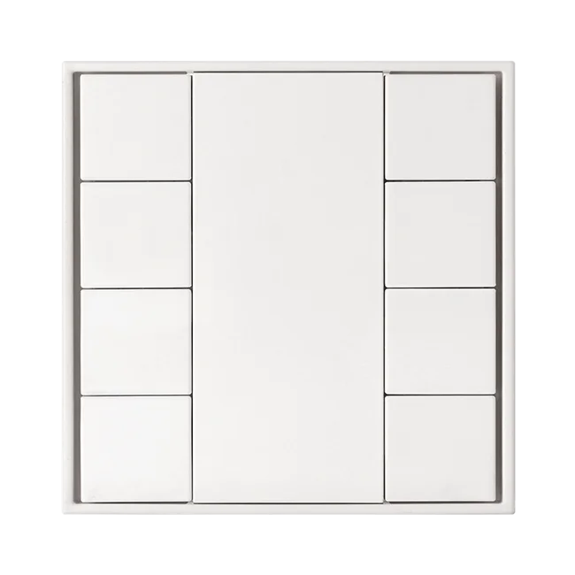 Sunricher 8 Plastic Push Keys Panel Powered by KNX Bus Can be Customized Button icon/Backlighted