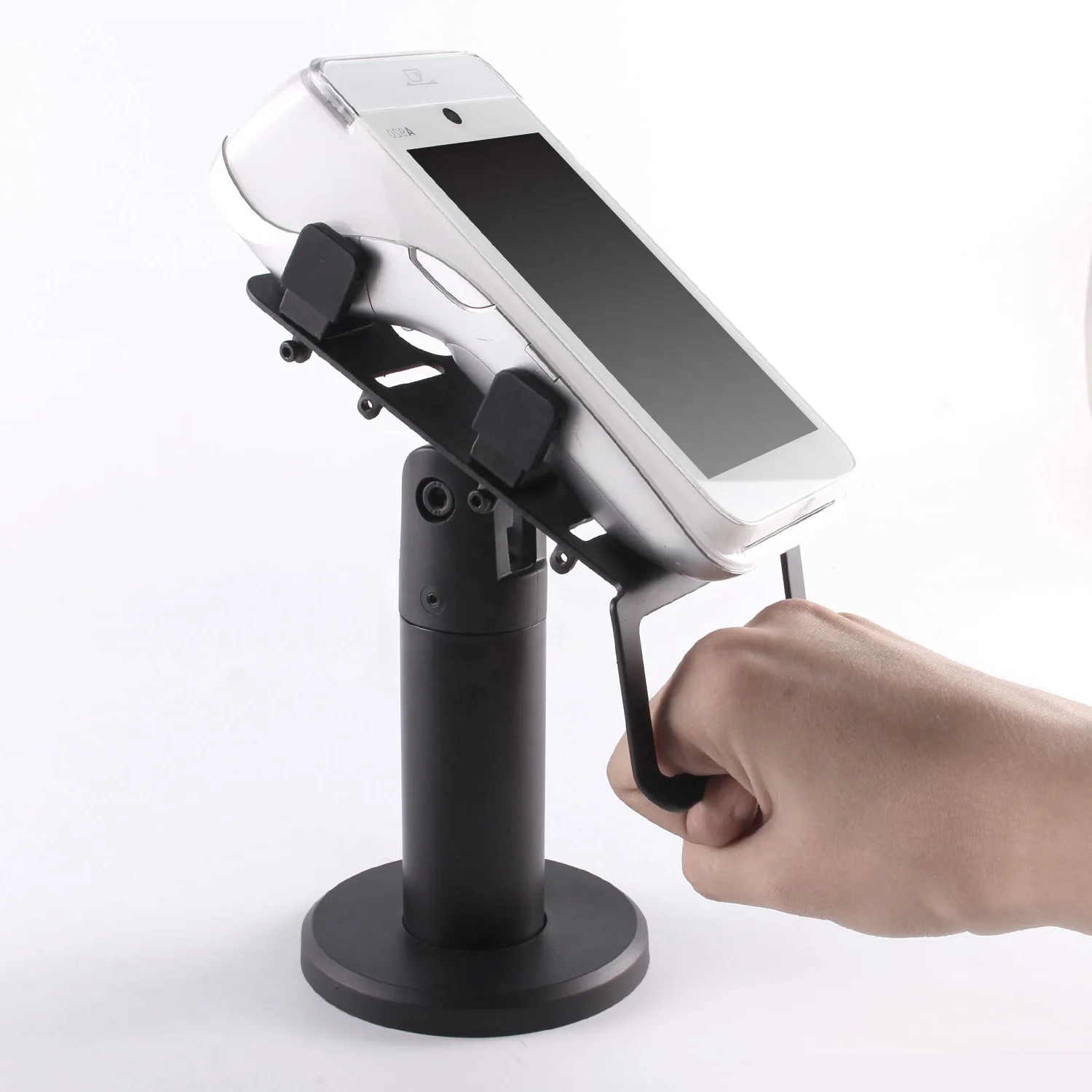 Rotating payment terminal support holder verifone base card terminal holder card POS terminal pole stand for verifone