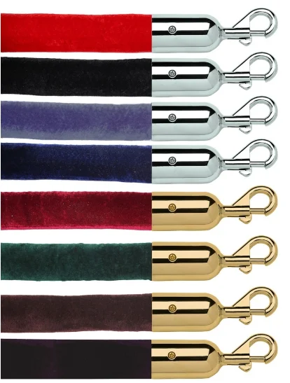  twisted rope with chrome metal snap