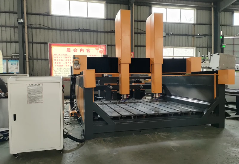 High Precision Heavy Duty Frame Stone Cutting Engraving CNC Machine 3 Axis 4 1325 1530