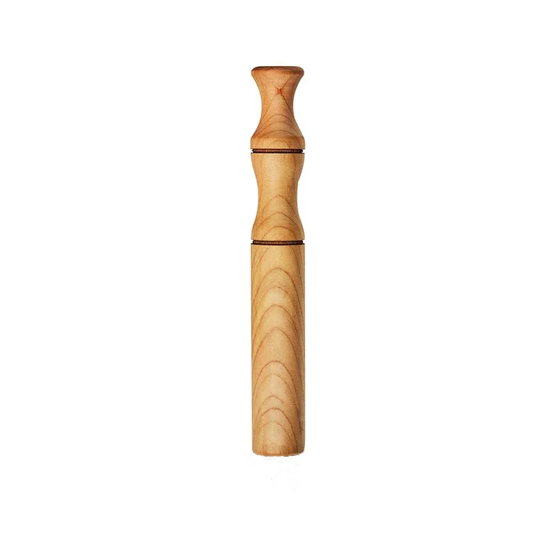 Cheap Natural Solid Wood Long Aromatherapy Handmade Essential Oil Quit Smoking Inhaler for Relaxation Sleep Anxiety