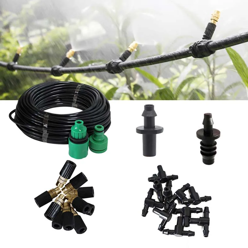 Drip irrigation kit 10m copper nozzle/sprinkler automatic system for garden/farm irrigation system