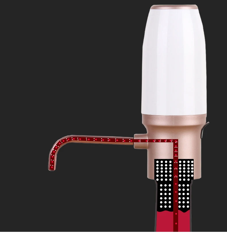 Electric Rechargeable Wine Dispenser Gifts For Lovers USB Decant Wine Pump Electric Wine Aerator Pourer