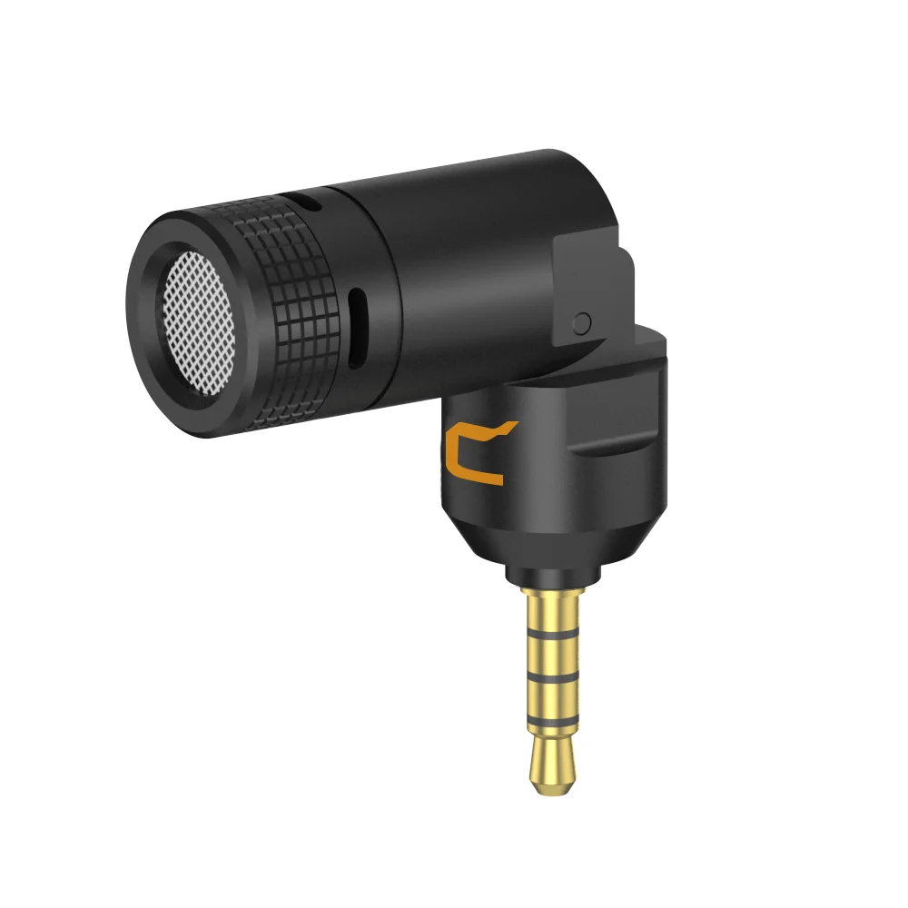 Mini Flexible Plug-In Cardioid Microphone (Universal for Camera  Phone  GoPro) With Metal Housing for Excellent Shielding