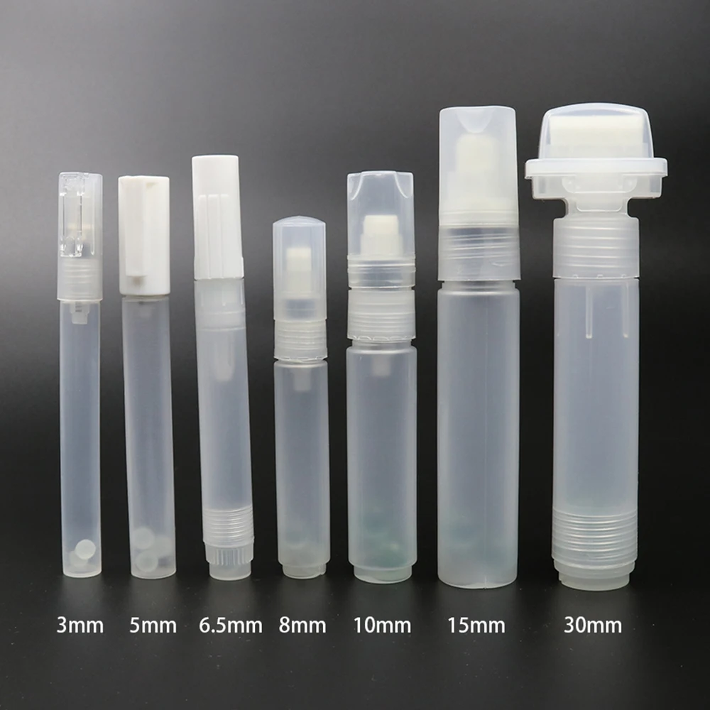 wholesale 3mm, 5mm, 6.5mm, 8mm, 10mm, 15mm, 30mm Ink Refillable Empty Marker Pen