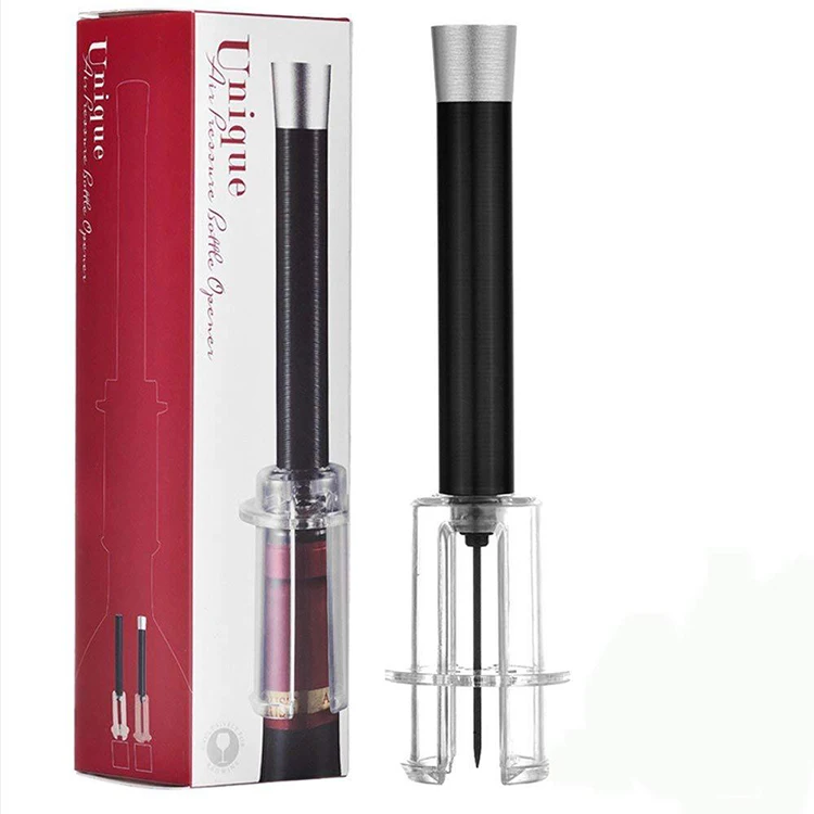 New Cheap Gift Idea 2024 Smart Safe Technology Corkscrew Wine Opener Pump Air Pressure Electric Wine Bottle Opener For Christmas