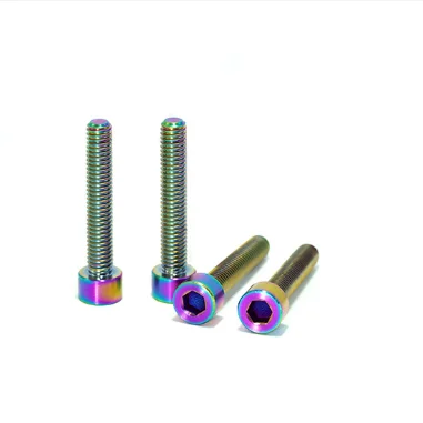 High quality Astm348 ASTM F136 titanium alloy bolts titanium wheel bolts and titanium bolt screw