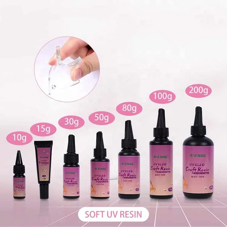 10g low odor no shrinkage high brightness hard uv curable clear uv curing resin