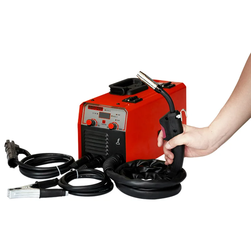 110V/220V CO2 в защитных газах мини сварочный аппарат портативный MMA/MIG сварки вольфрамовым электродом среде инертного газа/дуговой IGBT инвертор надежных партнеров! Безвоздушные среднего склеивания NBC-285
