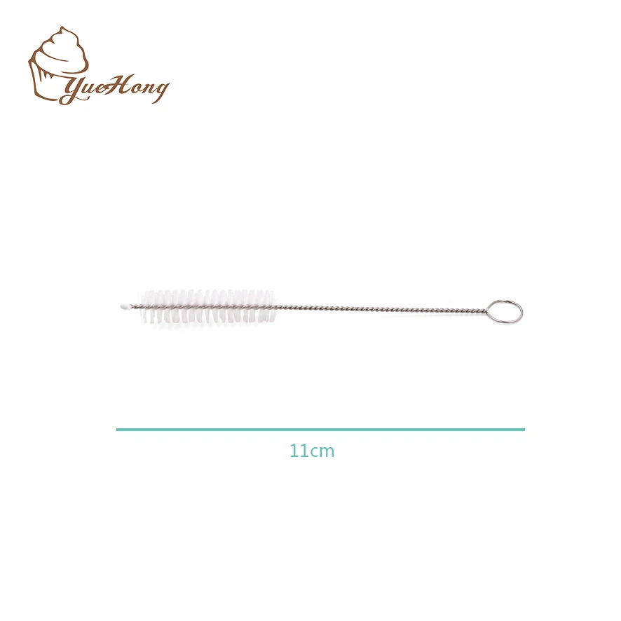 Liquor Bottle Pourers-Food Grade Stainless Steel Wine Pourer Spouts with a brush