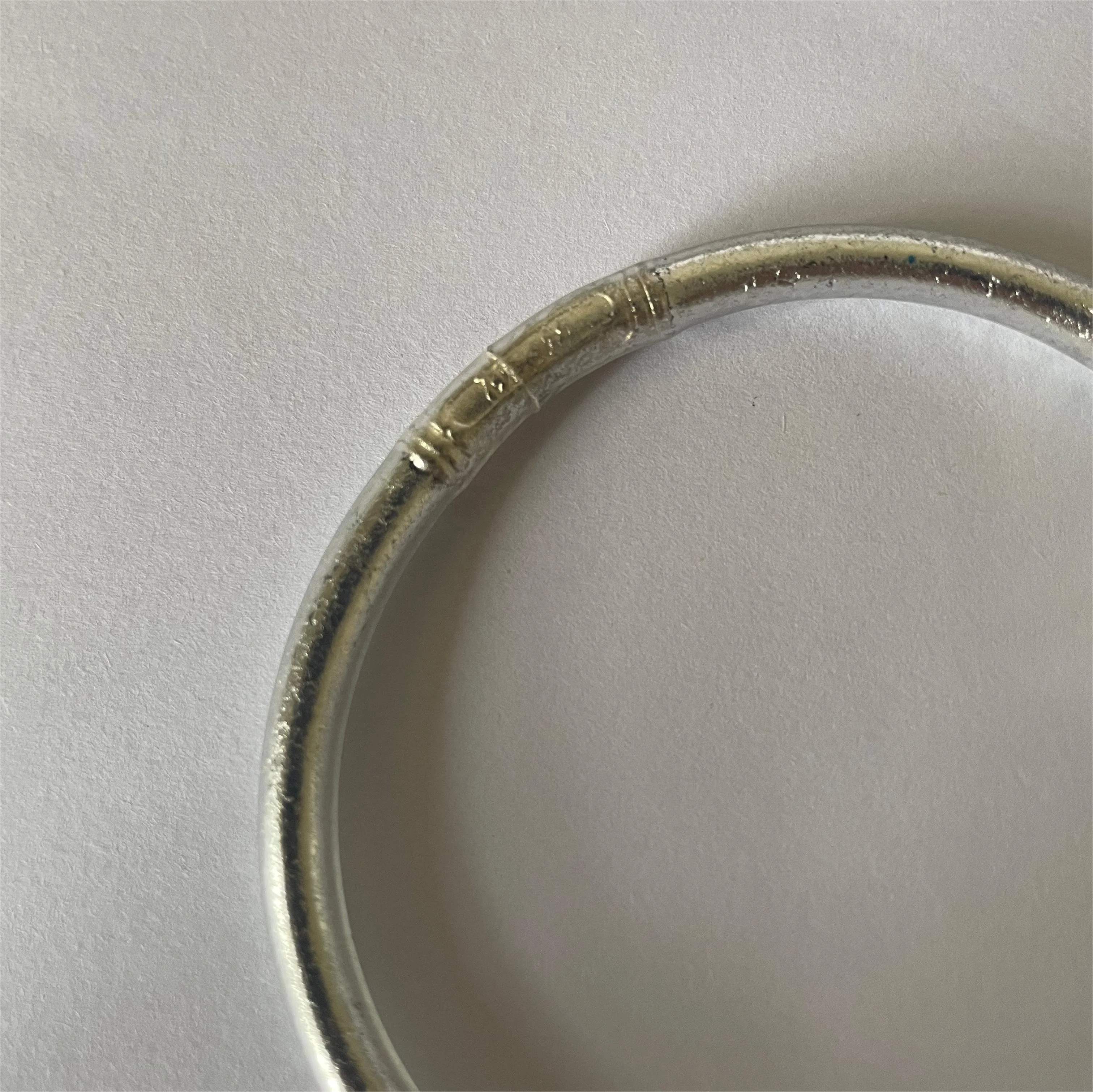 Gold Foil Leaf Bracelet Handmade Bangle Buddhist