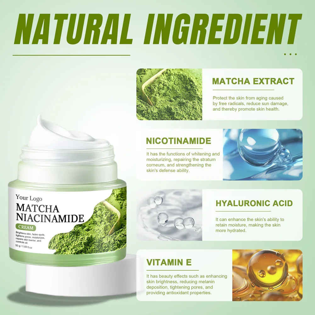 Private Label Glass Skin Moisturizer Hydrating Niacinamide Antioxidant Intensive Moisturizing Best Face Cream For Fair Skin