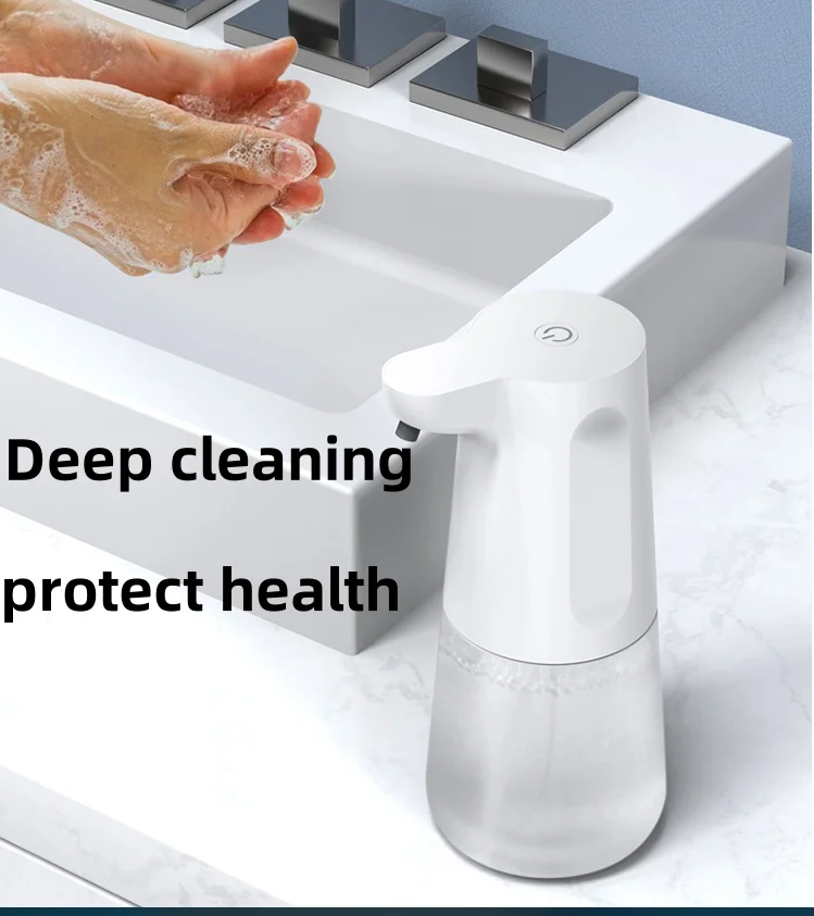 USB Rechargeable ABS Material Soap Dispenser Home Bathroom Use Waterproof Foaming Touchless Electric Smart Infrared Sensor