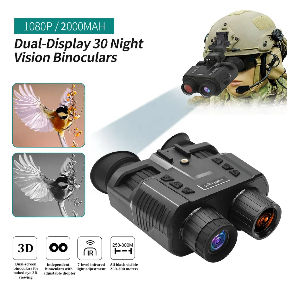 Wifi Camera OLED Screen C640 Hd Digital Video Recorder Night Vision Thermal Binoculars With Digital Camera