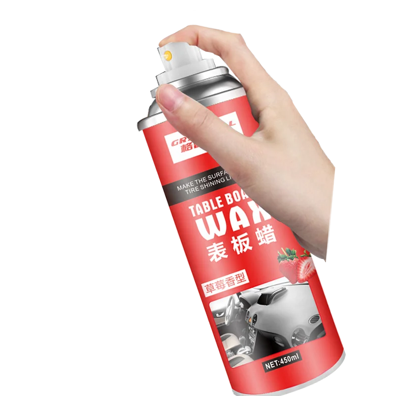 450ml car dashboard wax shine spray liquid wash waxing polish scratch repair removal body carnauba scented perfume coating