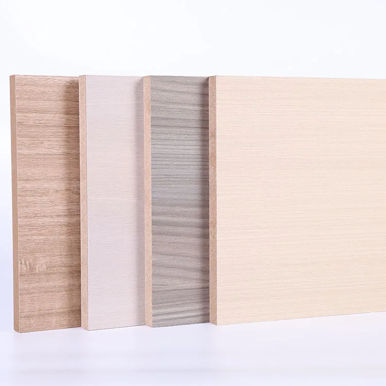 Wood Veneer 18mm Melamine Mdf Board Melamine Board Furniture Wardrobe Board E1