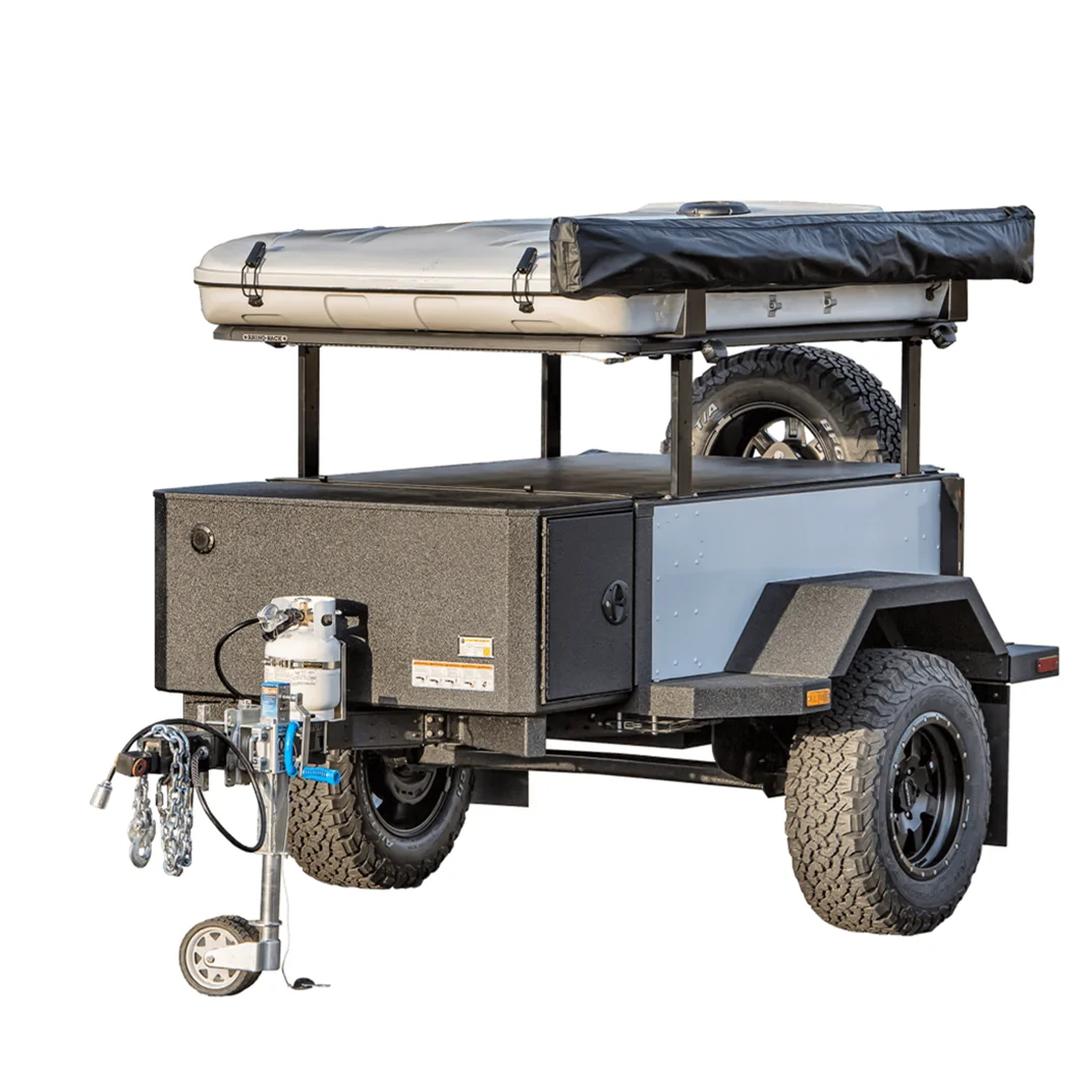 New Customized Mini Easy Towed Off Road Camper Trailer Australian Standard With Camping Kitchen For Sale