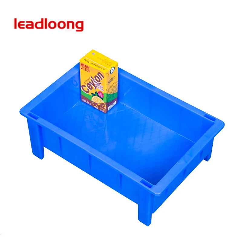 LEADLOONG -Thickened Battery Storage Box with Feet Plastic Battery Organizer Box Screw Parts Material Box