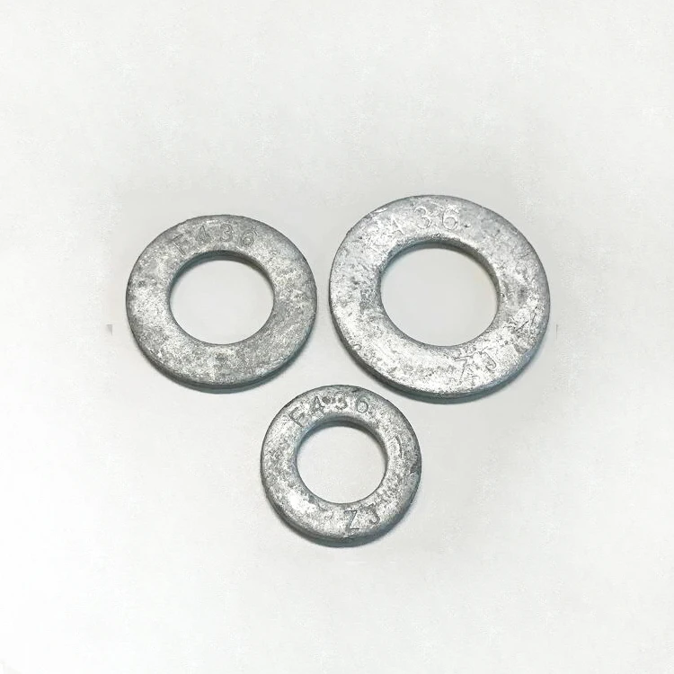 Zinc Plated HDG Stainless Steel ASTM F436 Flat Washer m36 Lock Washer