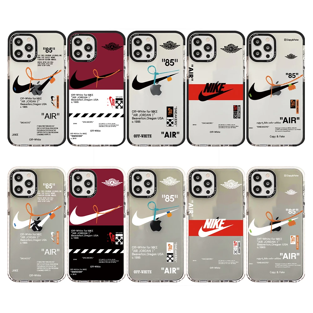 Shockproof Clear Sport symbol TPU Phone Case For iPhone 14 pro max